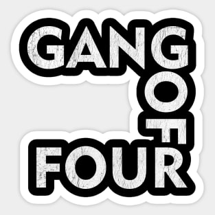 Gang Of Four Sticker